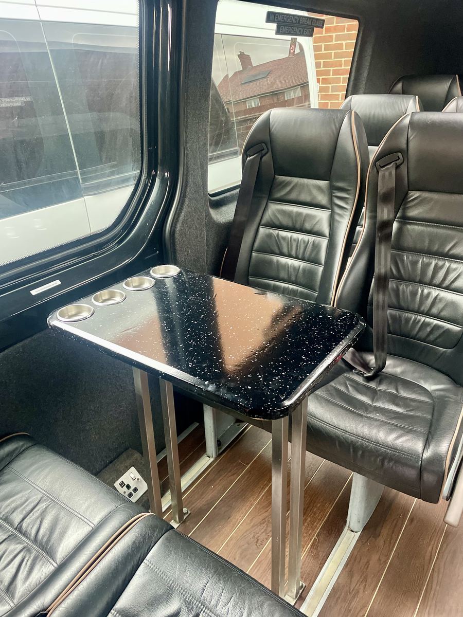 Premium executive interiors luxury minibus Bedford